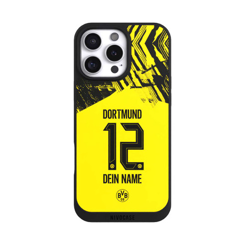 Apple iPhone 16 Pro Max NIVOpure BVB Trikot Personalisierbar 25-26