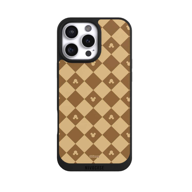iPhone 16 Pro Max NIVOpure Mickey Pattern Beige Brown