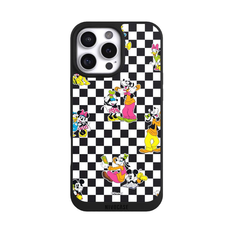 iPhone 16 Pro Max NIVOpure Donald and Friends Pattern Black and White