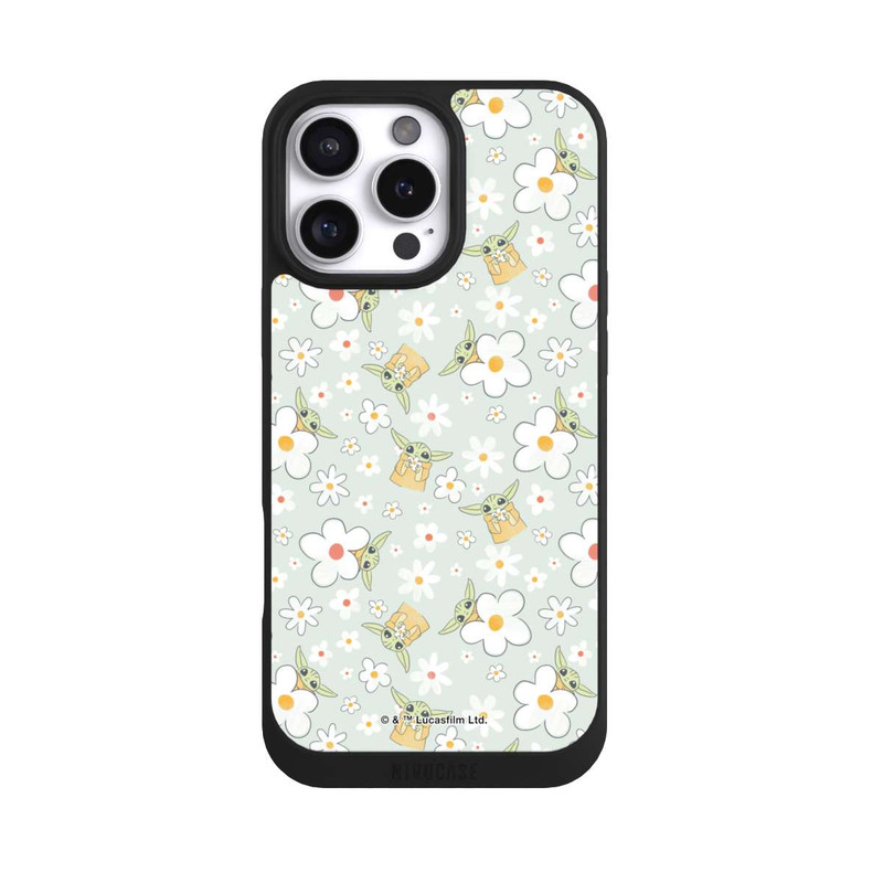 iPhone 16 Pro Max NIVOpure Baby Yoda Flower Pattern