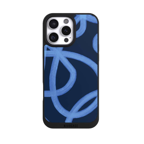 Apple iPhone 16 Pro Max NIVOpure Laced Up Tones of Blue