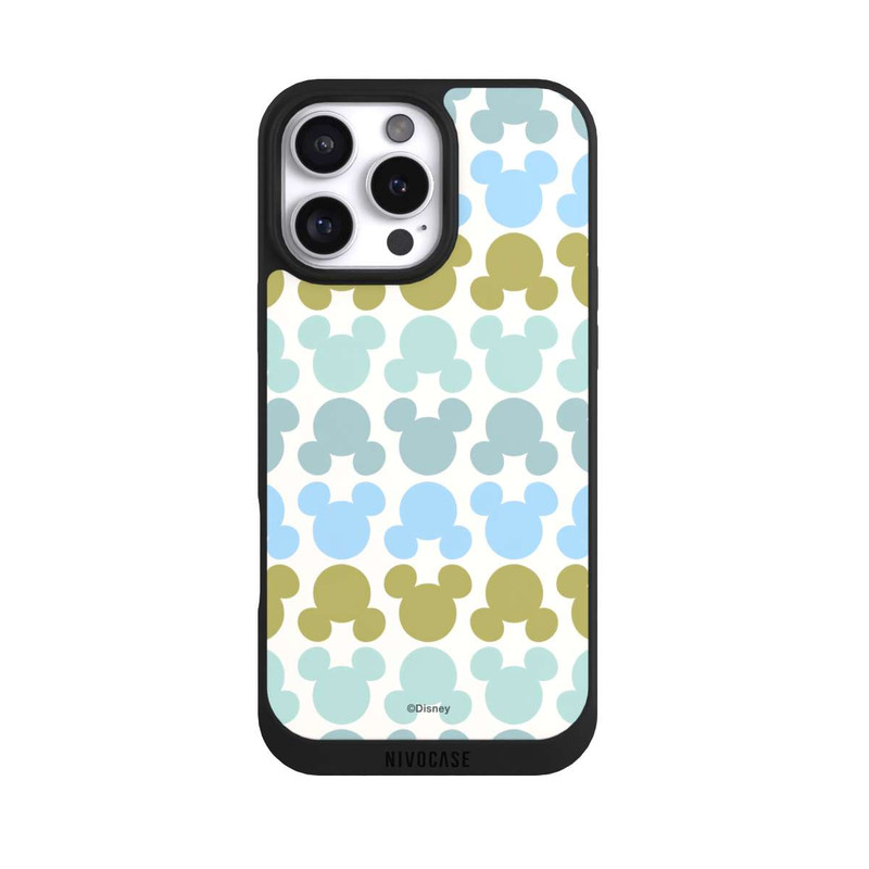 iPhone 16 Pro Max NIVOpure Disney Mickey Icon Pattern Green and Blue