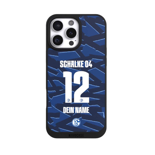 Apple iPhone 16 Pro Max NIVOpure Schalke 04 Trikot Personalisierbar 25-26