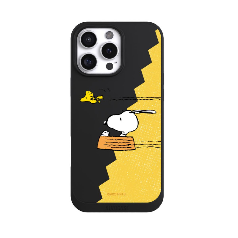 iPhone 16 Pro Max NIVOpure Peanuts-Snoopy und Woodstock Transparent