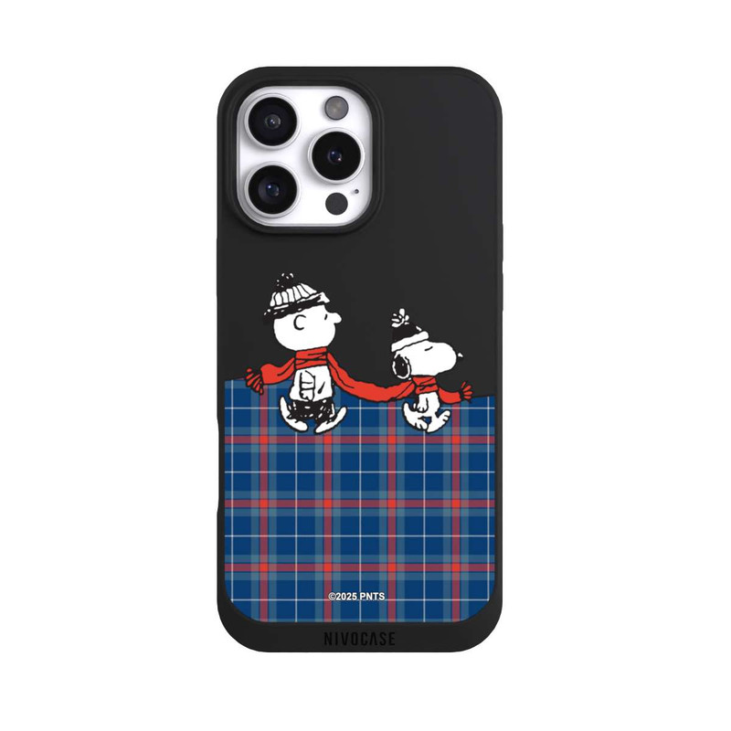 iPhone 16 Pro Max NIVOpure Peanuts Weihnachtspulli Transparent