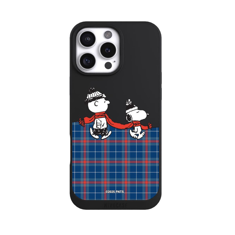 iPhone 16 Pro Max NIVOpure Peanuts Weihnachtspulli Transparent