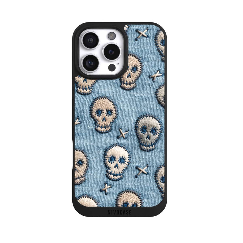 iPhone 16 Pro Max NIVOpure Jeans Schädel
