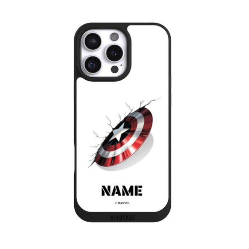 Apple iPhone 16 Pro Max NIVOpure Captain America Shield Personalisierbar