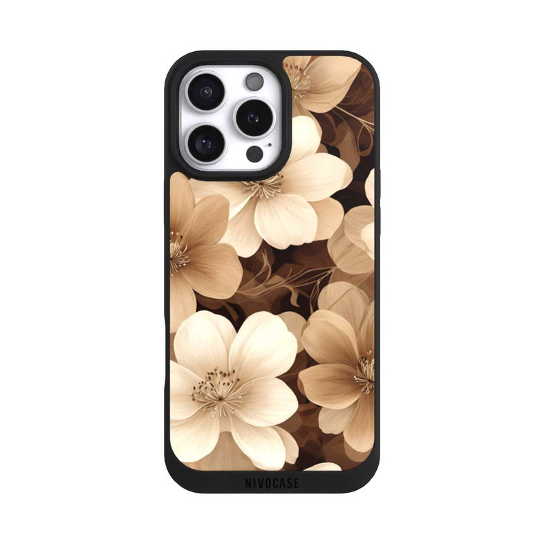 iPhone 16 Pro Max NIVOpure Naturfarbene Negativblumen mit KI