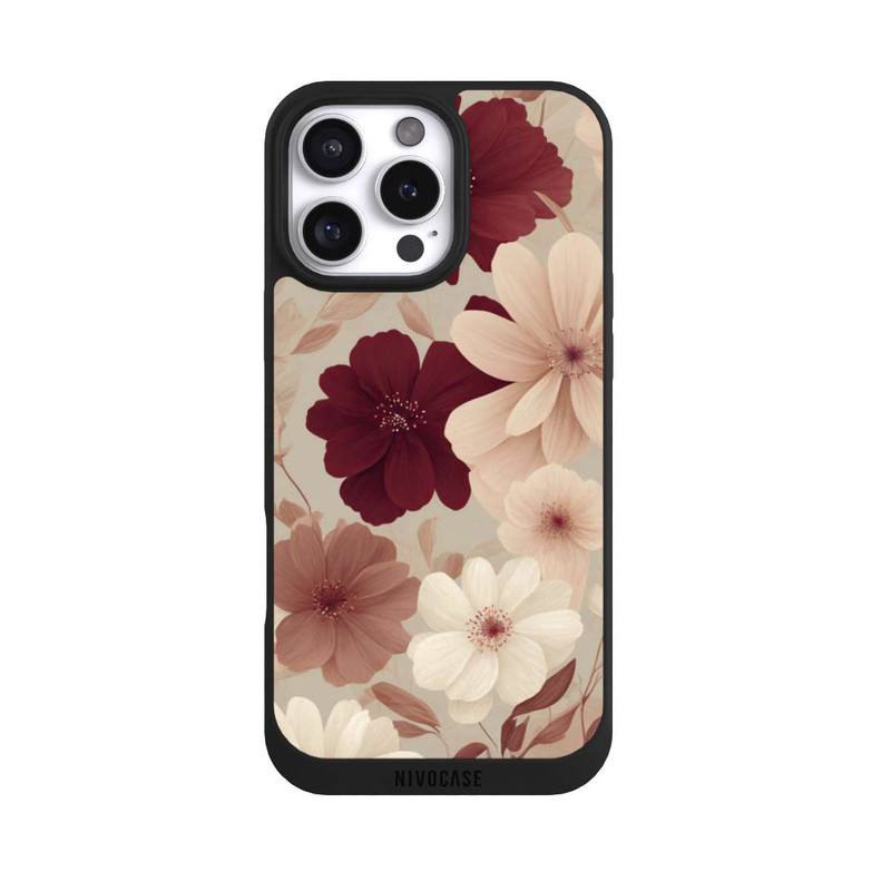 iPhone 16 Pro Max NIVOpure Romantische Pastellblumen mit KI