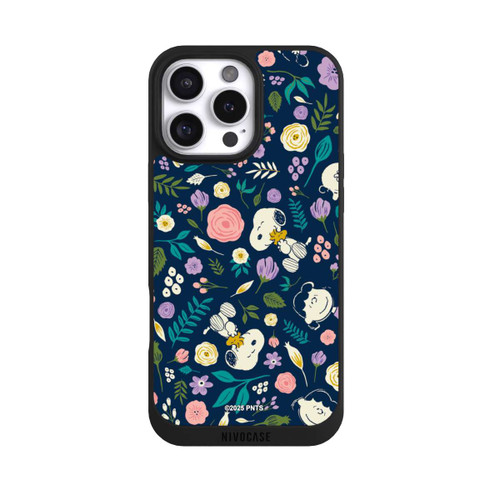Apple iPhone 16 Pro Max NIVOpure Peanuts Dark Flower Pattern