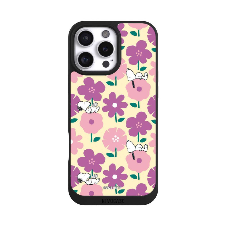 iPhone 16 Pro Max NIVOpure Peanuts Flower Pattern Yellow