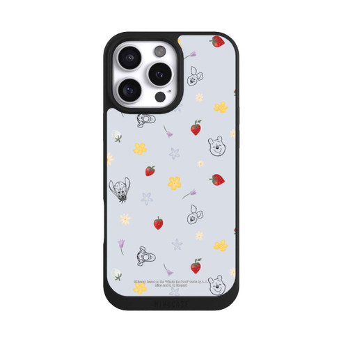 Apple iPhone 16 Pro Max NIVOpure Winnie the Pooh and Friends Strawberry Pattern Blue