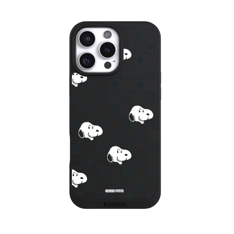 iPhone 16 Pro Max NIVOpure Snoopy Checked Pattern