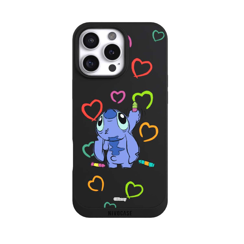 iPhone 16 Pro Max NIVOpure Stitch Draws a Heart Transparent
