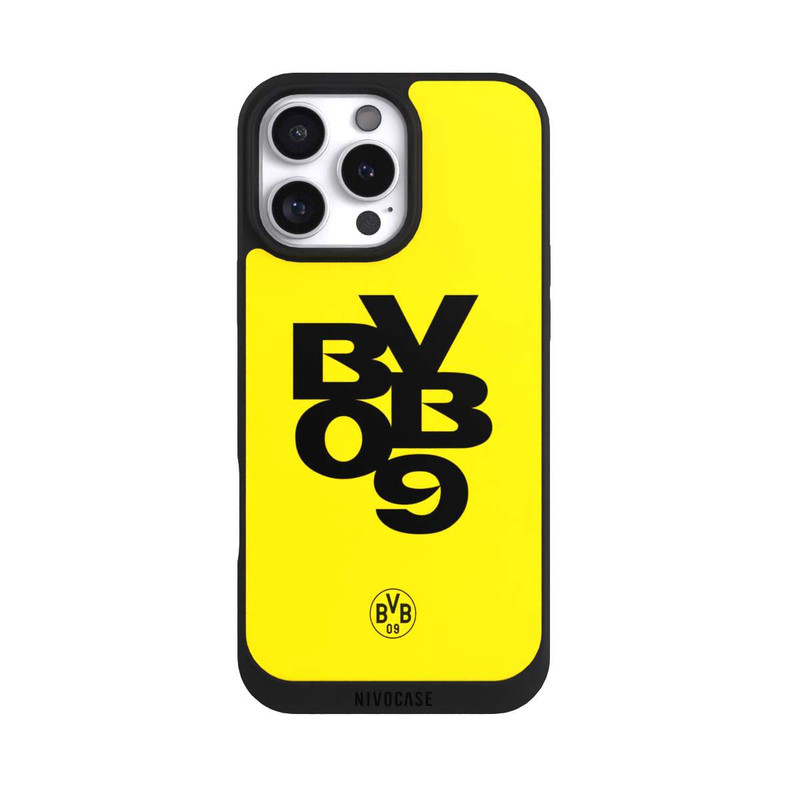 iPhone 16 Pro Max NIVOpure BVB09 Schwarz Gelb