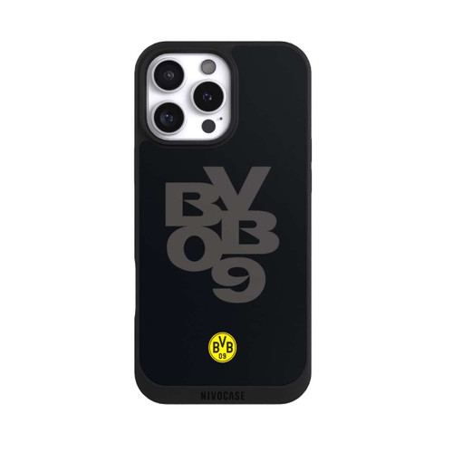 Apple iPhone 16 Pro Max NIVOpure BVB09 Grau Schwarz