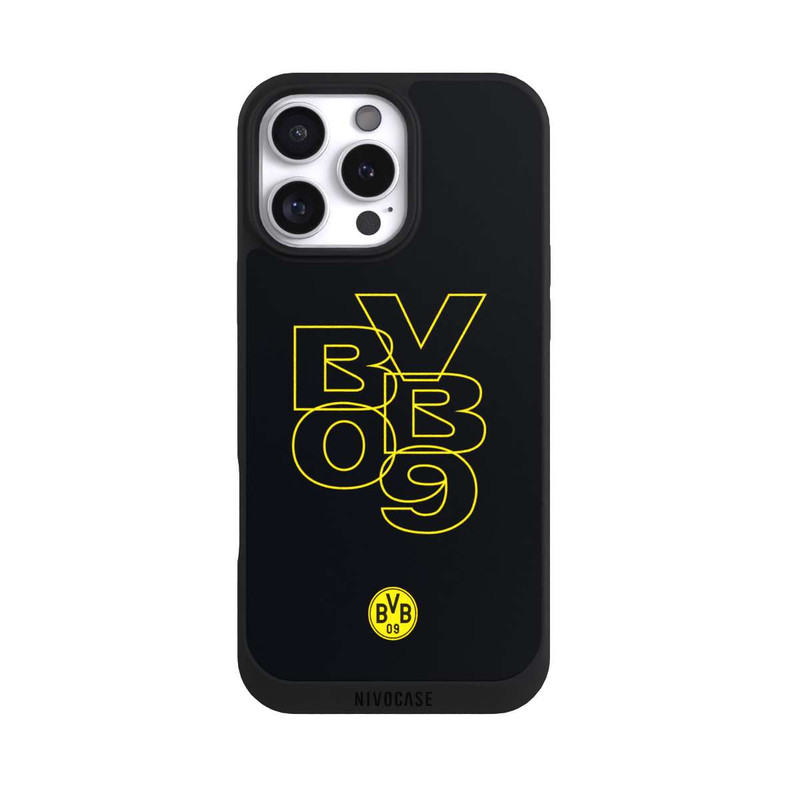 iPhone 16 Pro Max NIVOpure BVB09 Gelb Schwarz