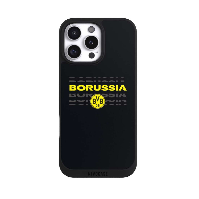 iPhone 16 Pro Max NIVOpure Borrussia Gelb Schwarz