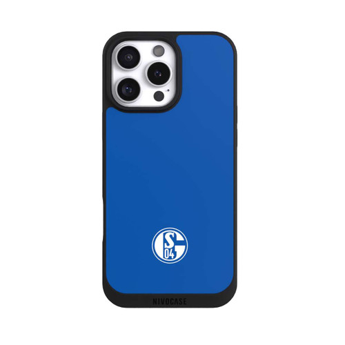 Apple iPhone 16 Pro Max NIVOpure FC Schalke 04 Logo Blau