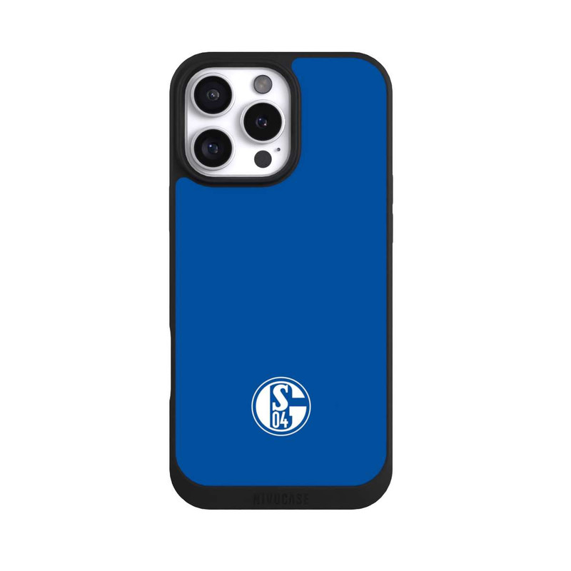 iPhone 16 Pro Max NIVOpure FC Schalke 04 Logo Blau
