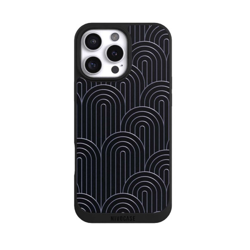 Apple iPhone 16 Pro Max NIVOpure Art Deco Silber