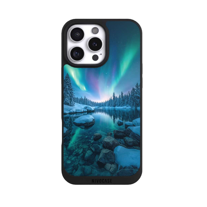 iPhone 16 Pro Max NIVOpure Nordlichter Glühen mit KI