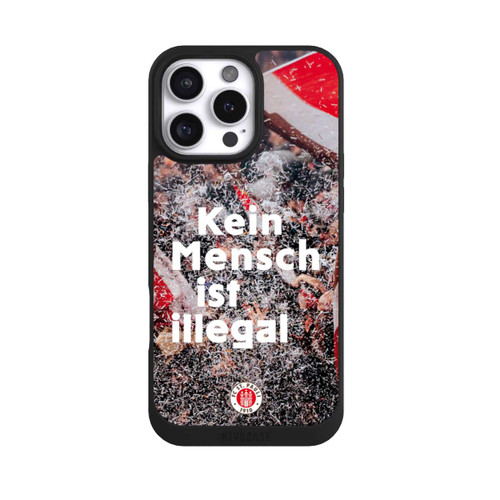 Apple iPhone 16 Pro Max NIVOpure FC St. Pauli Kein Mensch ist illegal
