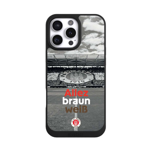 Apple iPhone 16 Pro Max NIVOpure FC St. Pauli Allez braun weiss