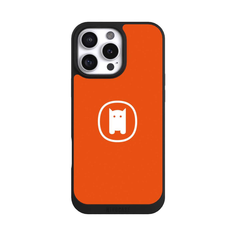 iPhone 16 Pro Max NIVOpure Nivocase Logo Orange