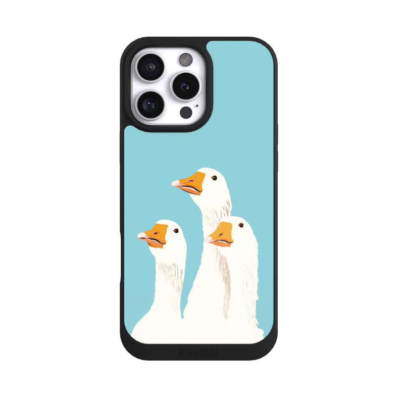 iPhone 16 Pro Max NIVOpure Three Geese Light Blue with AI