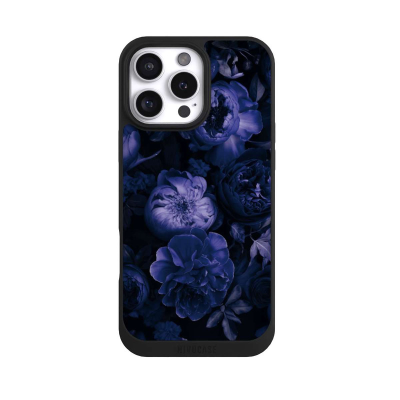 iPhone 16 Pro Max NIVOpure Victorian Grandeur Large Flowers Purple Mit KI