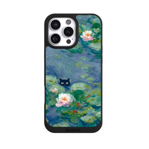 Apple iPhone 16 Pro Max NIVOpure Katze im Teich Gemälde