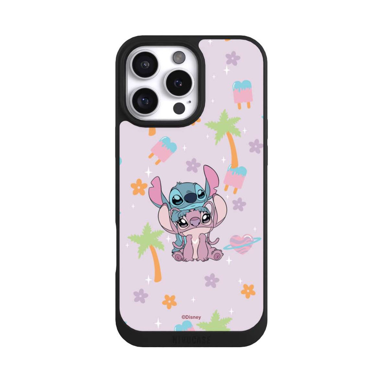 iPhone 16 Pro Max NIVOpure Stitch and Angel Cute Couple