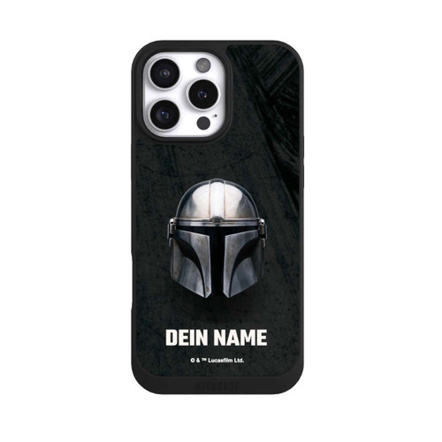 Apple iPhone 16 Pro Max NIVOpure Star Wars Mandalorian Black Helmet customisable