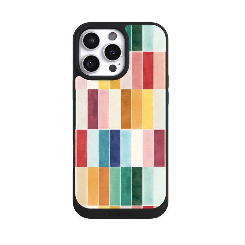 iPhone 16 Pro Max NIVOpure Modern Craft Geometric Rectangular Tiles