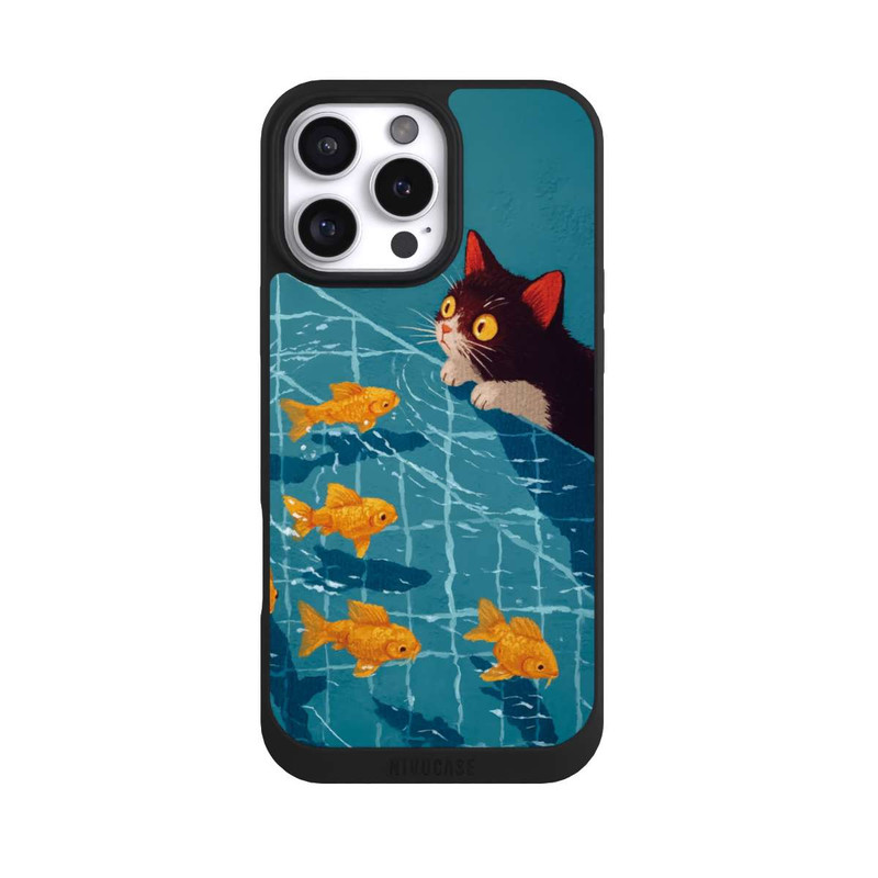 iPhone 16 Pro Max NIVOpure Cat in a Pool with AI