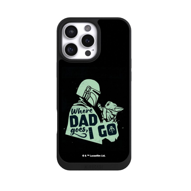 iPhone 16 Pro Max NIVOpure Grogu - Where dad goes,I go