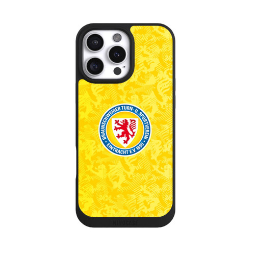 Apple iPhone 16 Pro Max NIVOpure Eintracht Braunschweig Löwen Muster Gelb