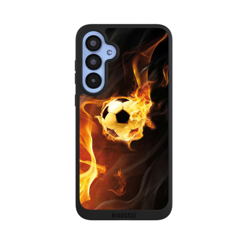 Samsung Galaxy A55 5G NIVOpure Fußball in Flammen