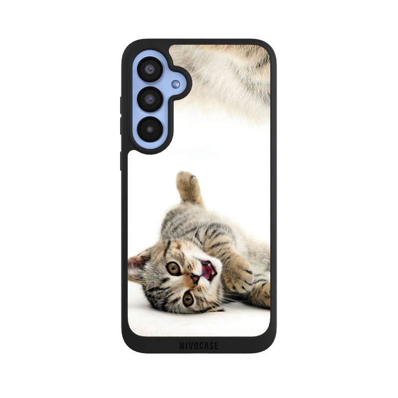 Galaxy A55 5G NIVOpure Sich wälzende Katze