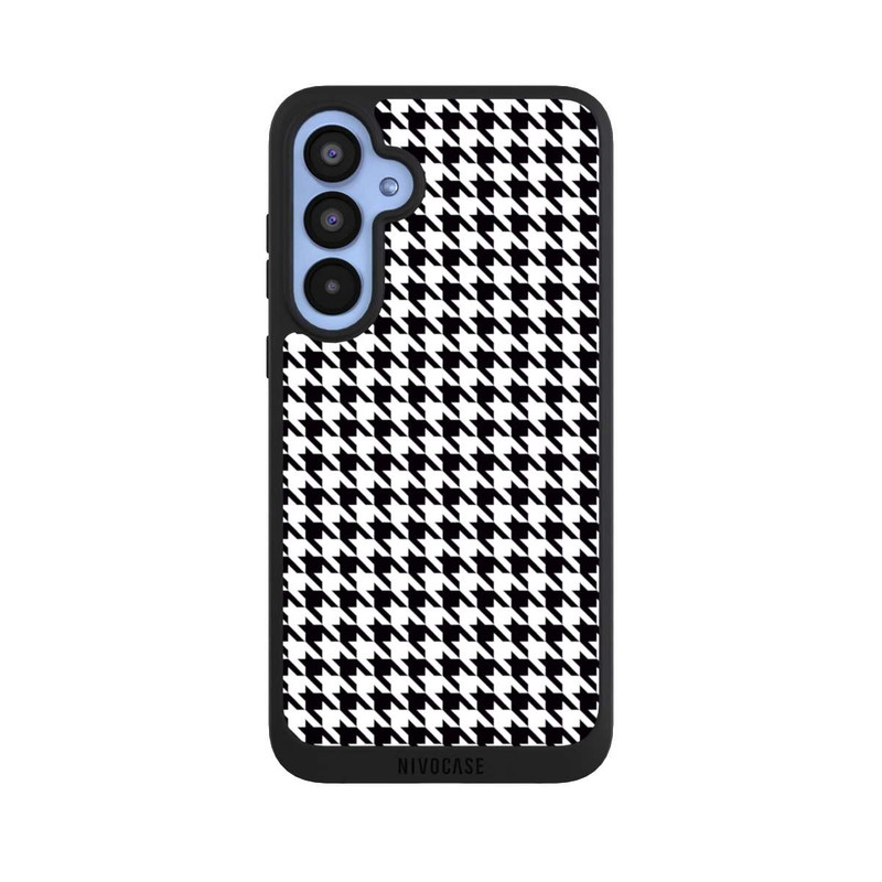 Galaxy A55 5G NIVOpure Hahnentritt Schwarz Weiß