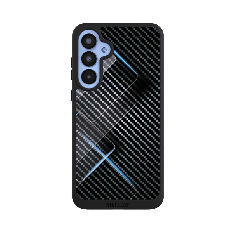 Galaxy A55 5G NIVOpure Blue Carbon Lines