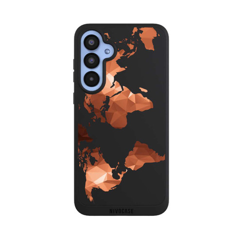 Samsung Galaxy A55 5G NIVOpure Carte du Monde Triangle sans fond