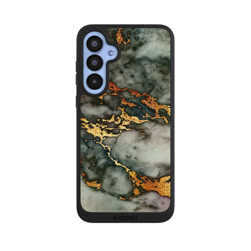 Galaxy A55 5G NIVOpure Grey and Golden Marble Look