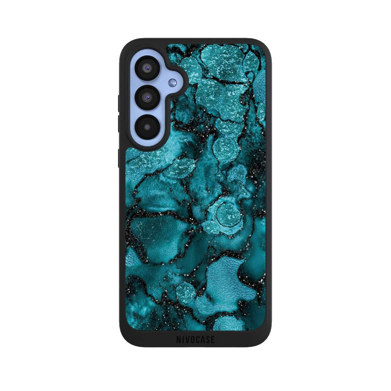 Galaxy A55 5G NIVOpure  Blauer Glitzerlook