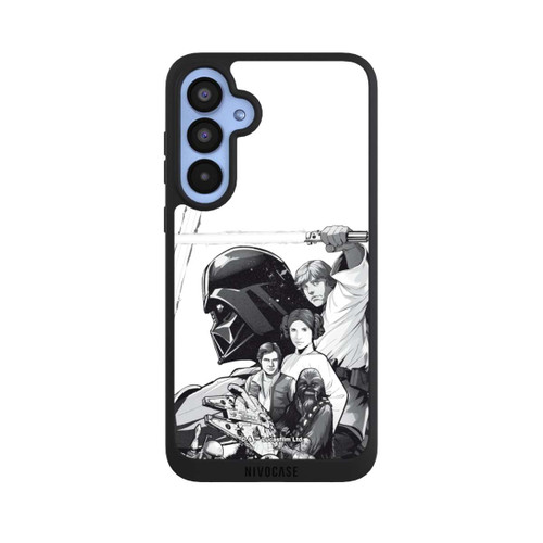 Samsung Galaxy A55 5G NIVOpure StarWars Charaktere - Schwarz-Weiß