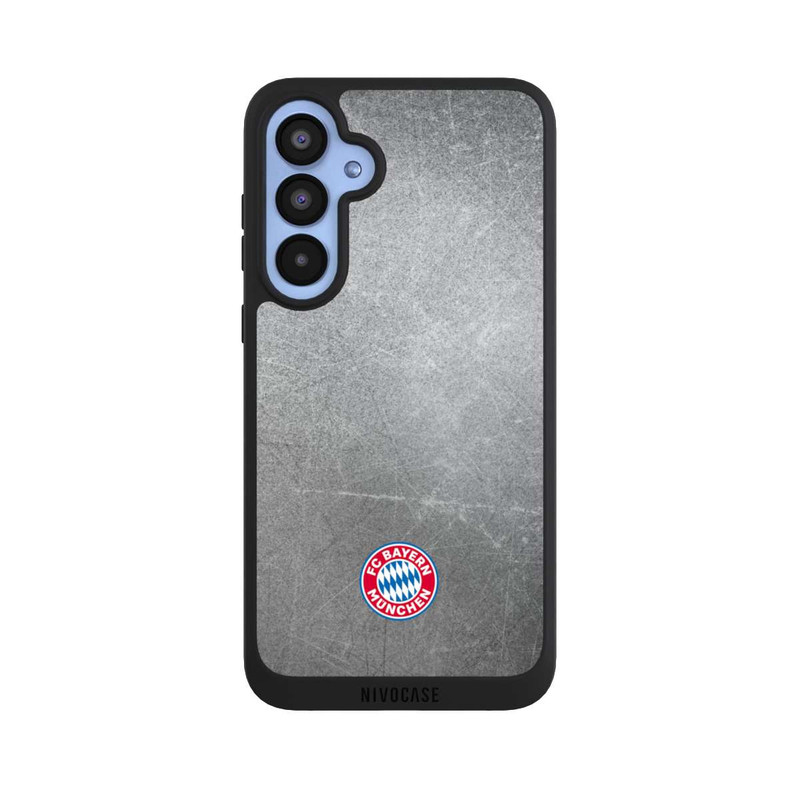 Galaxy A55 5G NIVOpure Klassisches FCB Logo Klein - Bunt auf Metalllook