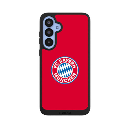 Samsung Galaxy A55 5G NIVOpure FCB Logo sur fond rouge