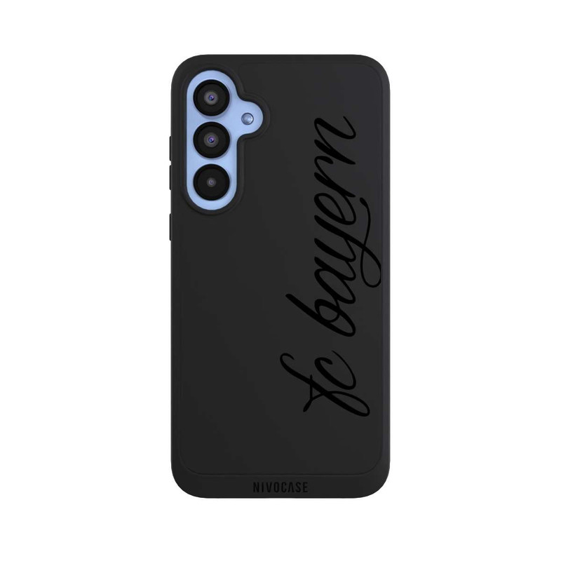 Galaxy A55 5G NIVOpure Schwarzes FCB Girlmotiv - ohne Hintergrund